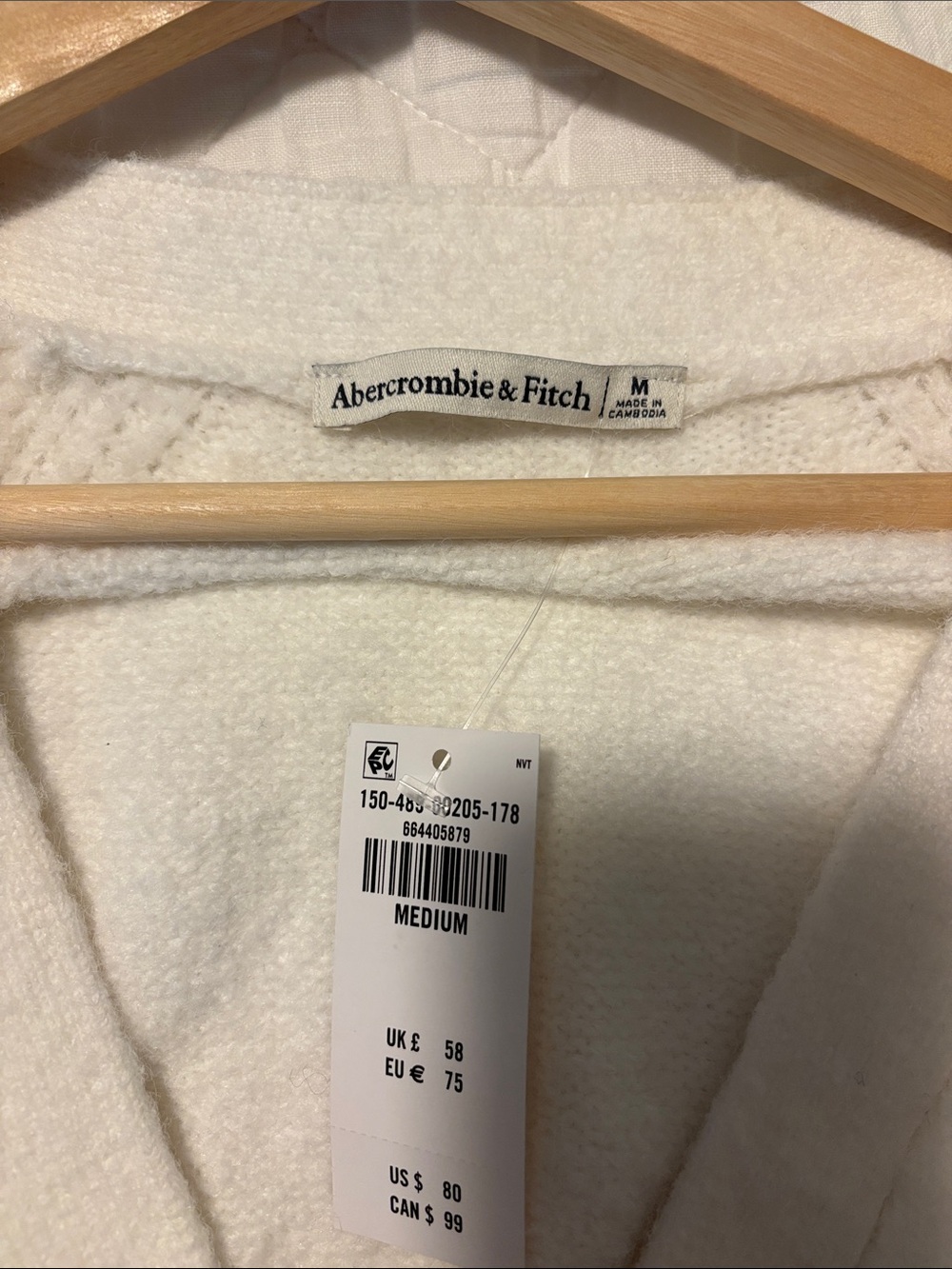 Abercrombie & Fitch Oversized Button-Front Women's Cardigan - Picture 2 of 3